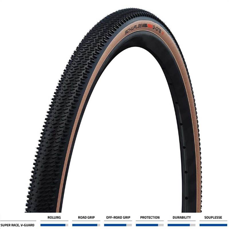 Schwalbe G-One R Evo Super Race V-Guard Folding TLE Gravel Tyre-2