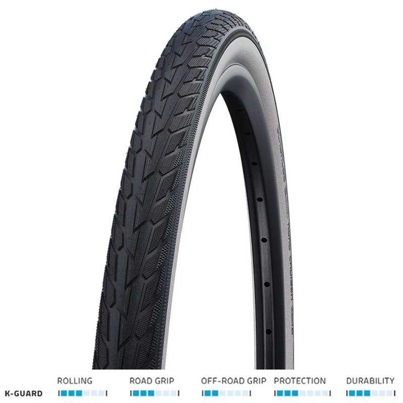 Schwalbe Road Cruiser Active K-Guard GREEN Urban Tyre-4