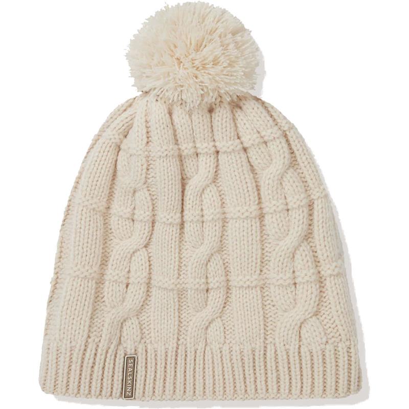 Sealskinz Hemsby Waterproof Cold Weather Cable Knit Bobble Hat-2