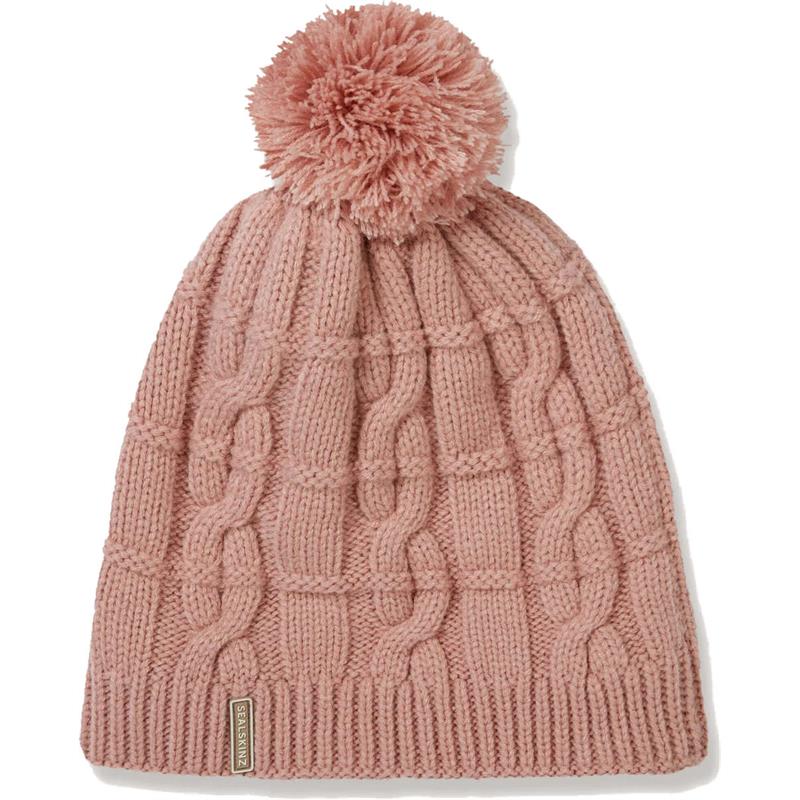Sealskinz Hemsby Waterproof Cold Weather Cable Knit Bobble Hat-4