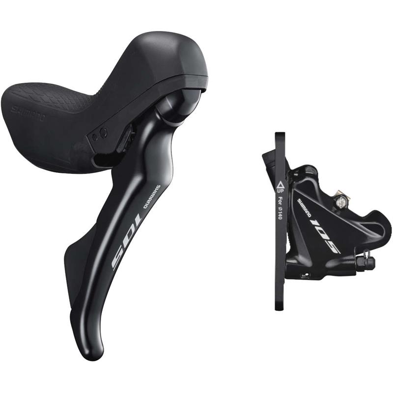 Shimano 105 ST-R7020 11 Speed Di2 STI Shifter Set for Mechanical shift / Hydraulic disc Brake-2