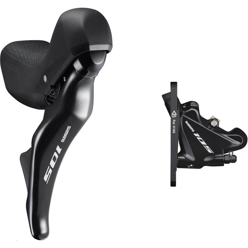 Shimano 105 ST-R7025 11 Speed Di2 STI Shifter Set for Mechanical shift / Hydraulic disc Brake-2