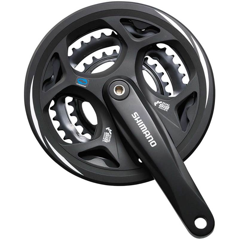 Shimano Altus FC-M311 7/8 speed MTB chainset without chainguard-1