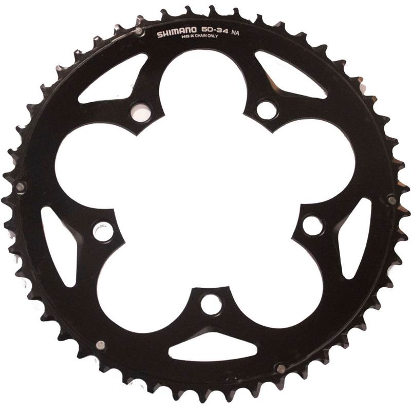 Shimano FC-RS400 10 speed compact road chainring-2