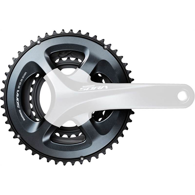 Shimano Sora FC-R3030 9 speed triple road chainring-1