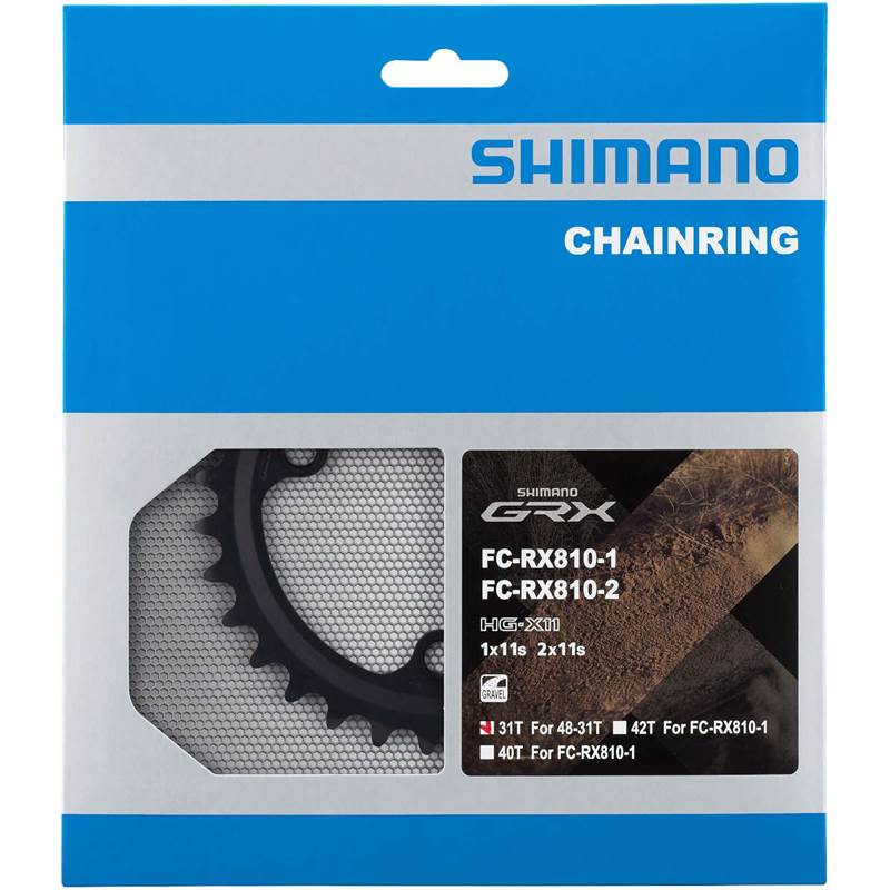 Shimano GRX FC-RX810 11 speed gravel chainring for double-1