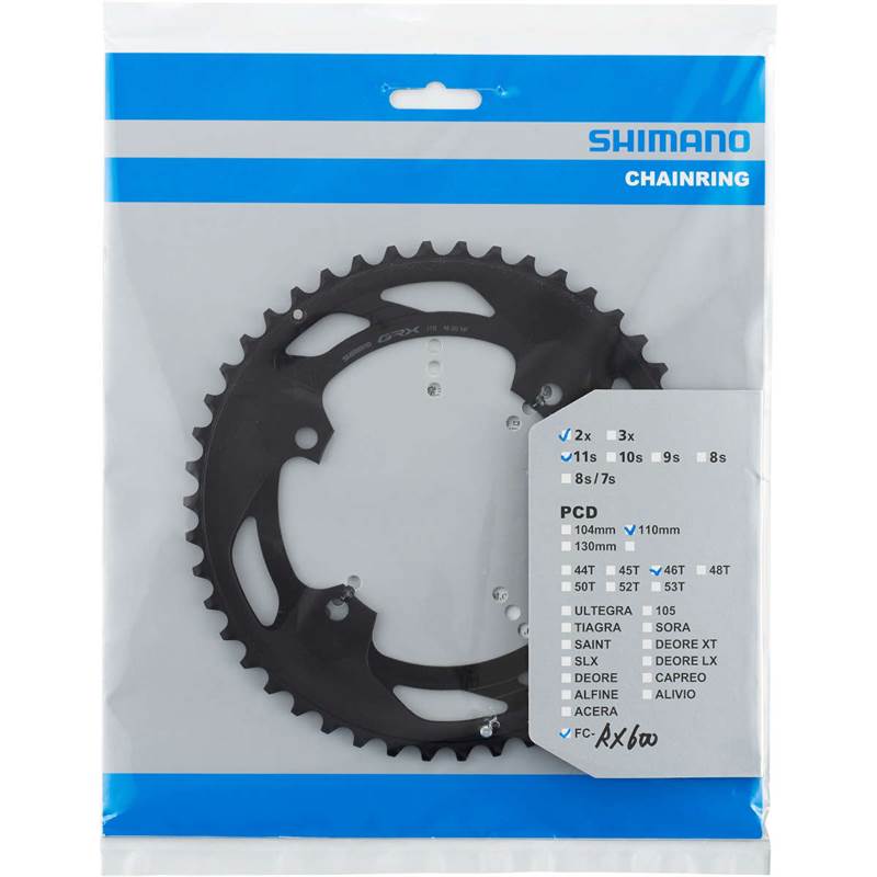 Shimano GRX FC-RX600 10/11 speed gravel chainring for double-1