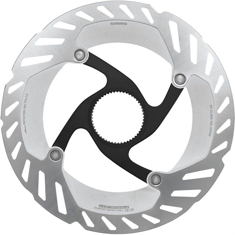 Shimano RT-CL800 Ice Tech FREEZA center lock disc brake rotor with internal lockring-1