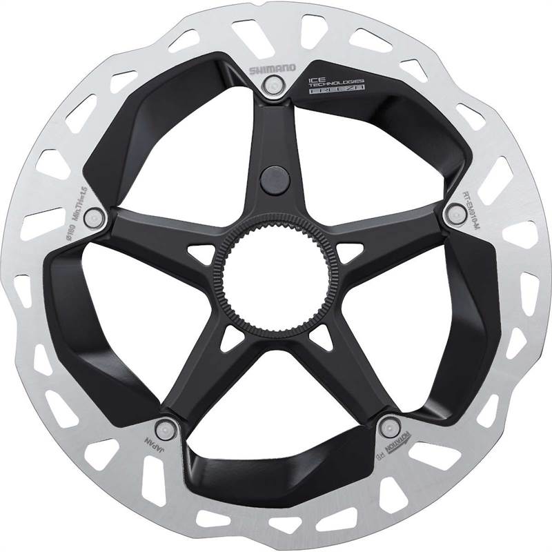 Shimano RT-EM910 Steps Ice Tech FREEZA center lock E-Bike rotor with lockring-2