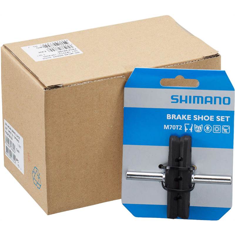 Shimano M70T M-System cantilever brake blocks (for STX-RC V-brake) - 10 pairs (8CF 9810)-1