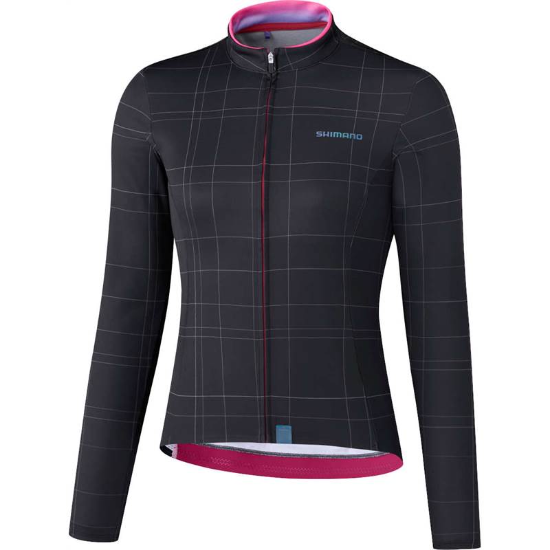 Shimano Womens Kaede Thermal Cycling Jersey-1