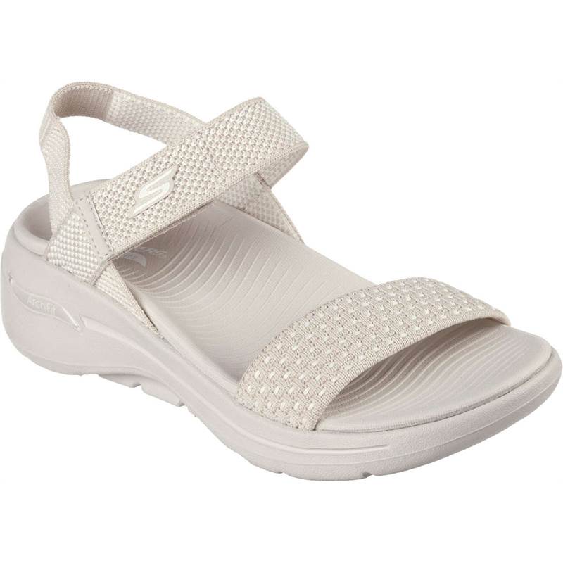 Skechers Womens Go Walk Arch Fit Polished Sandals-1