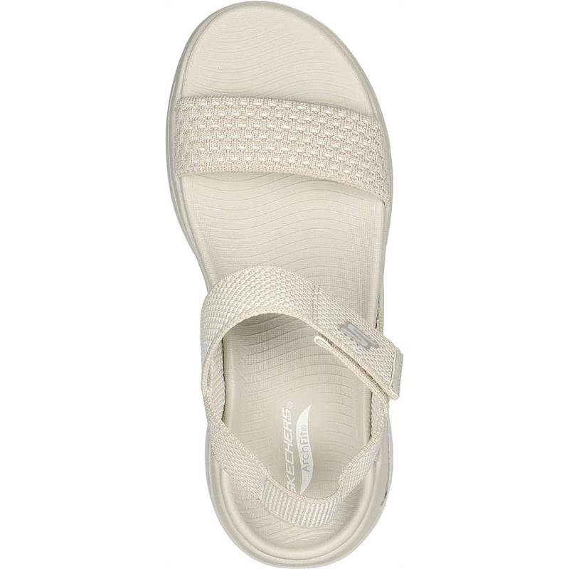 Skechers Womens Go Walk Arch Fit Polished Sandals-3