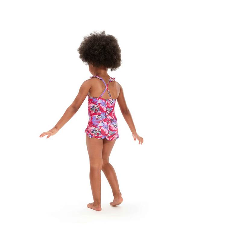 Speedo LTS Printed Frill Thinstrap Infants Swimsuit-2