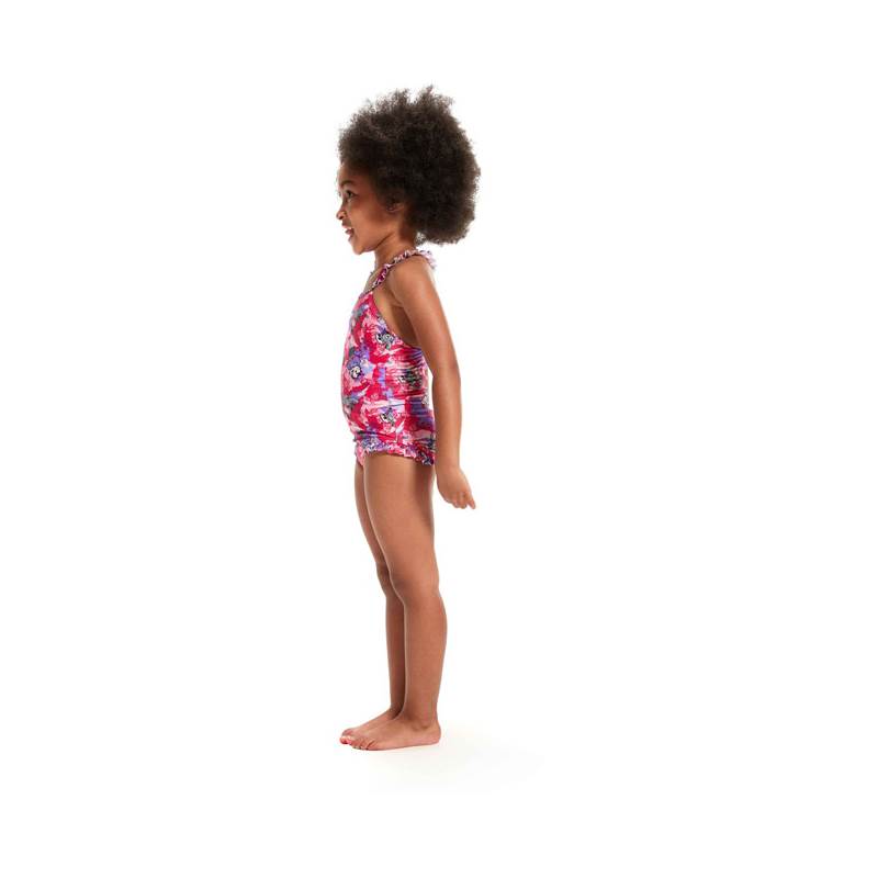 Speedo LTS Printed Frill Thinstrap Infants Swimsuit-4