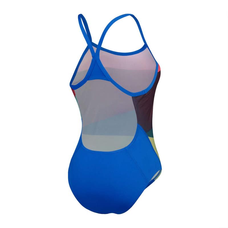 Speedo Womens Placement Turnback Swimsuit-2