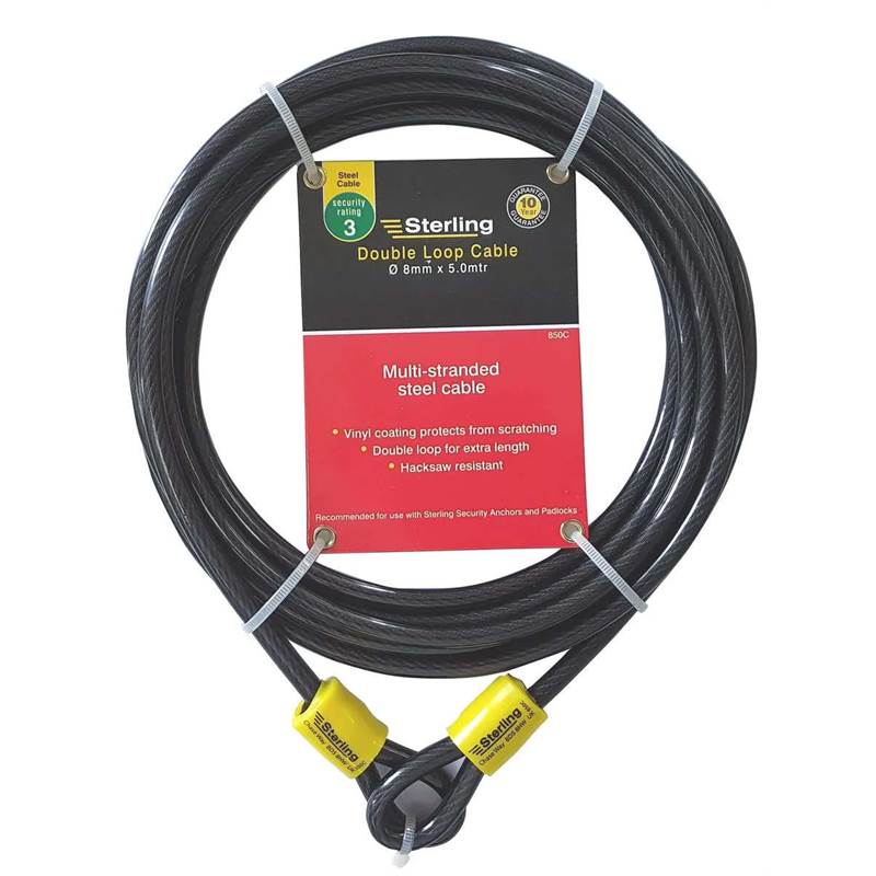 Sterling 8mm Double Loop Cable 5m-1