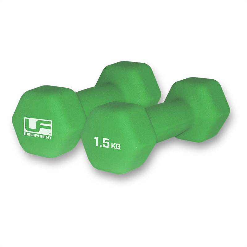 Urban Fitness Hex Dumbbells - Neoprene Covered (Pair)-1