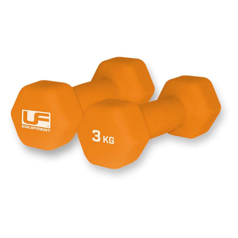 Urban Fitness Hex Dumbbells - Neoprene Covered (Pair)-3