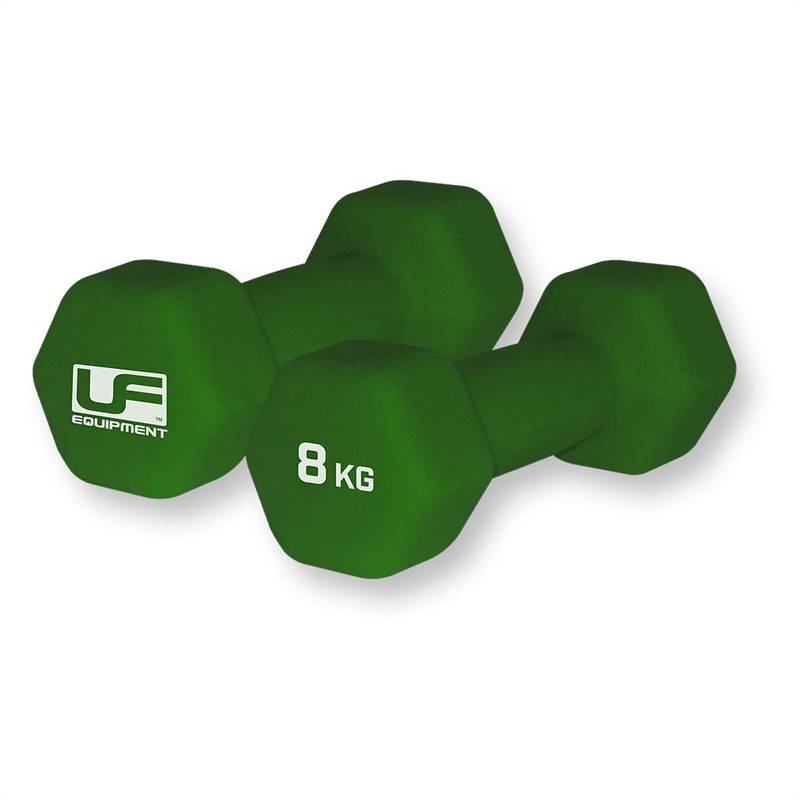 Urban Fitness Hex Dumbbells - Neoprene Covered (Pair)-2