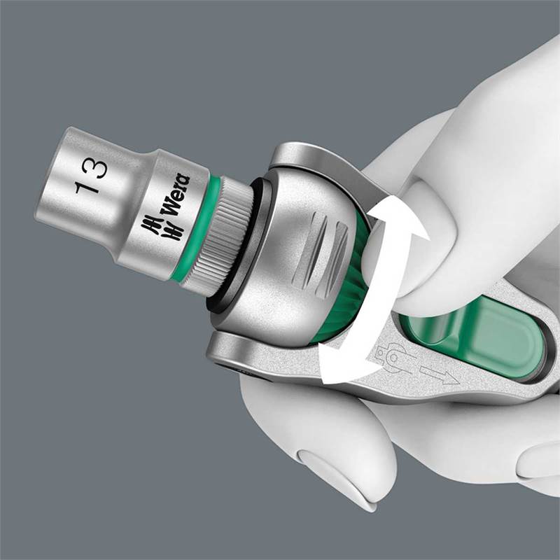 Wera Tools 8000 C Zyklop Speed Ratchet With 1/2 Drive-3