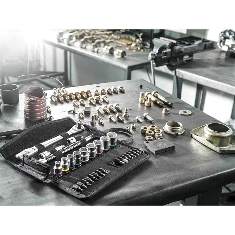 Wera Tools 8100 SB 7 Zyklop Ratchet Set With Square 3/8 Drive (29pcs)-4