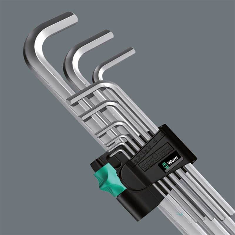 Wera Tools 950/9 Hex-Plus Chrome Plated Shallow Reach (9pcs)-1