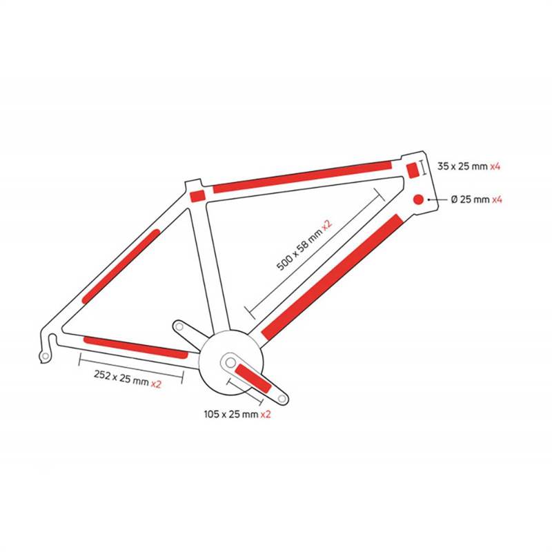 Zefal Gloss Skin Armour Bike Frame Protection-3