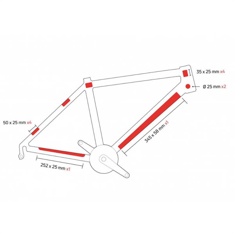 Zefal Gloss Skin Armour Bike Frame Protection-5