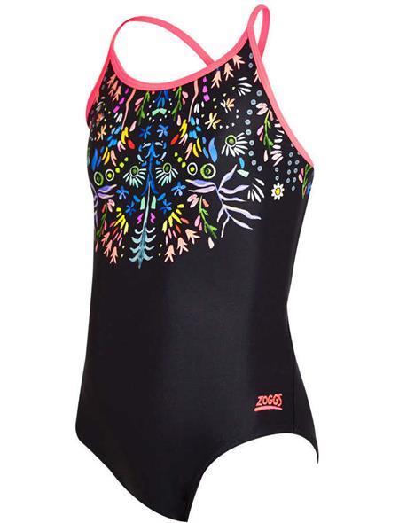 Zoggs Girls Maia Tie Back Swimsuit