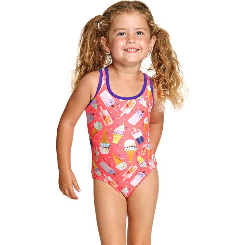 Zoggs Girls Ice Dream Actionback Swimsuit-2
