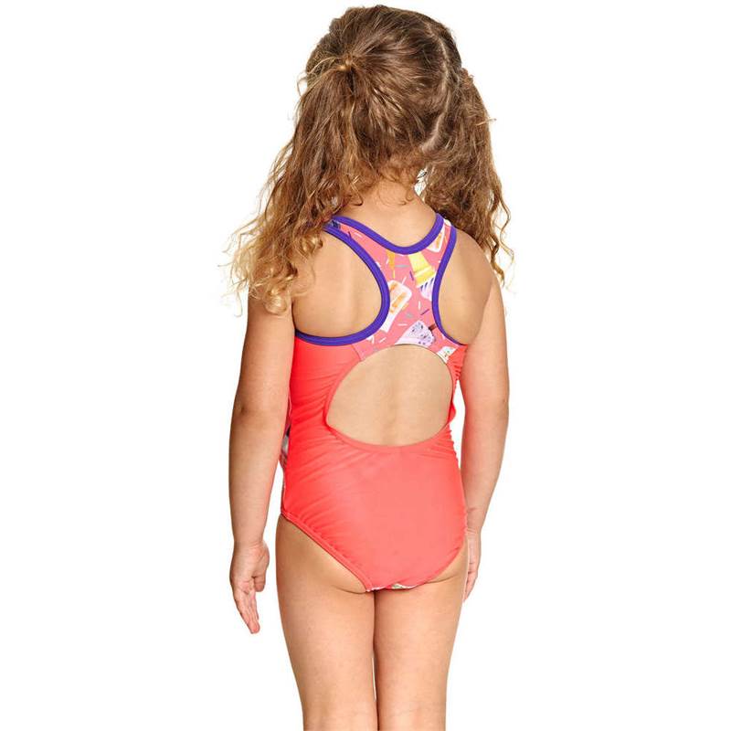 Zoggs Girls Ice Dream Actionback Swimsuit-5