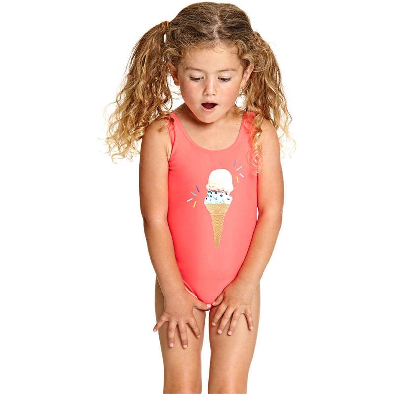 Zoggs Girls Ice Dream Scoopback Swimsuit-4