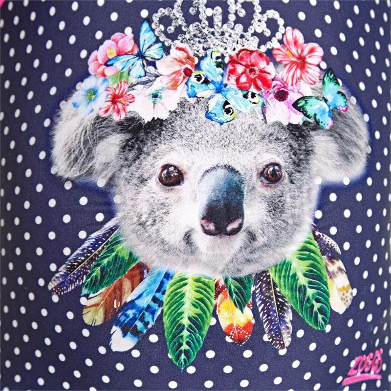 Zoggs Girls Tiara Koala U Back Swimsuit-5