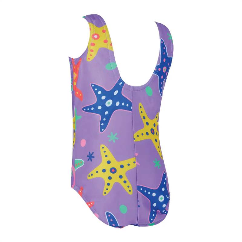 Zoggs Girls Scoopback Kids Swimsuit-2