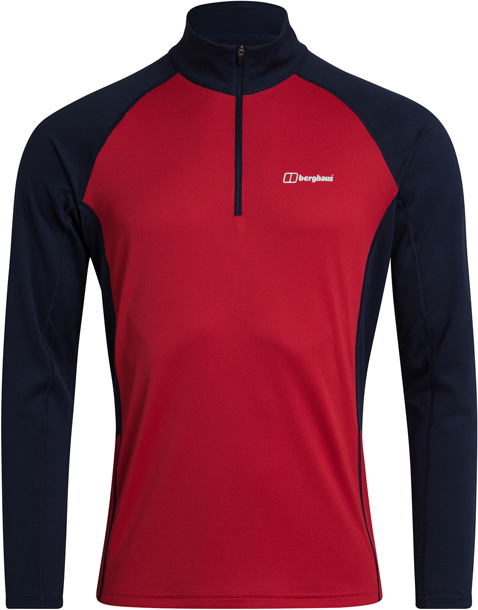 berghaus tech tee ls zip 2.0
