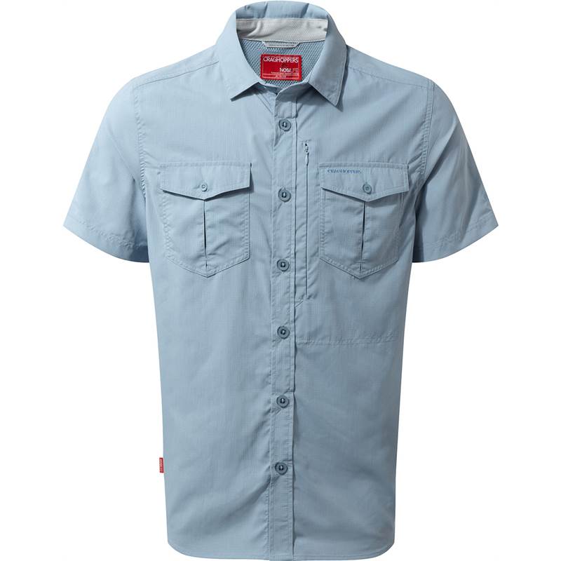Craghoppers Mens NosiLife Adventure II Short Sleeved Shirt-1