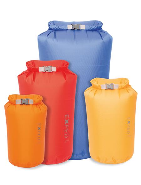 Exped Fold Dry Bags - Bright Colours (pack of 4 diff sizes)