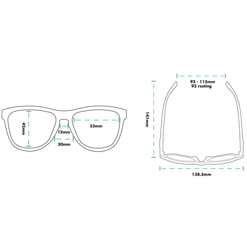 Goodr OGS Non-Reflective Perfection Running Sunglasses-4