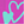 Colour : Pink Hearts