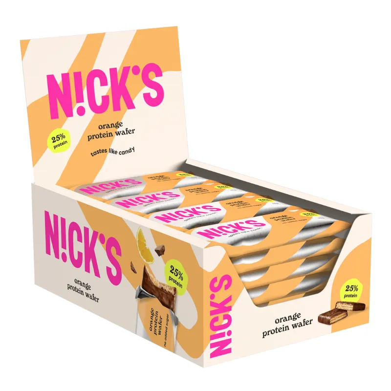 NICK'S Protein Wafer 24x40g SportsGB