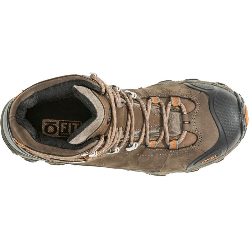 Oboz Mens Bridger Mid BDRY Wide Hiking Boots-4