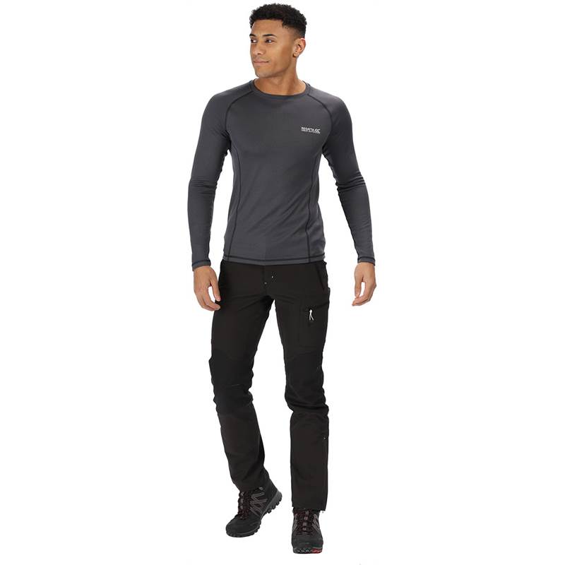 Regatta Mens Questra II Softshell Stretch Trousers - Regular-3