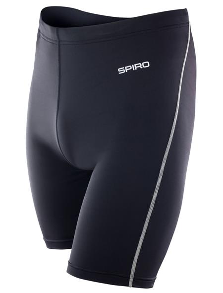 Spiro Mens Bodyfit Base Layer Shorts S250M