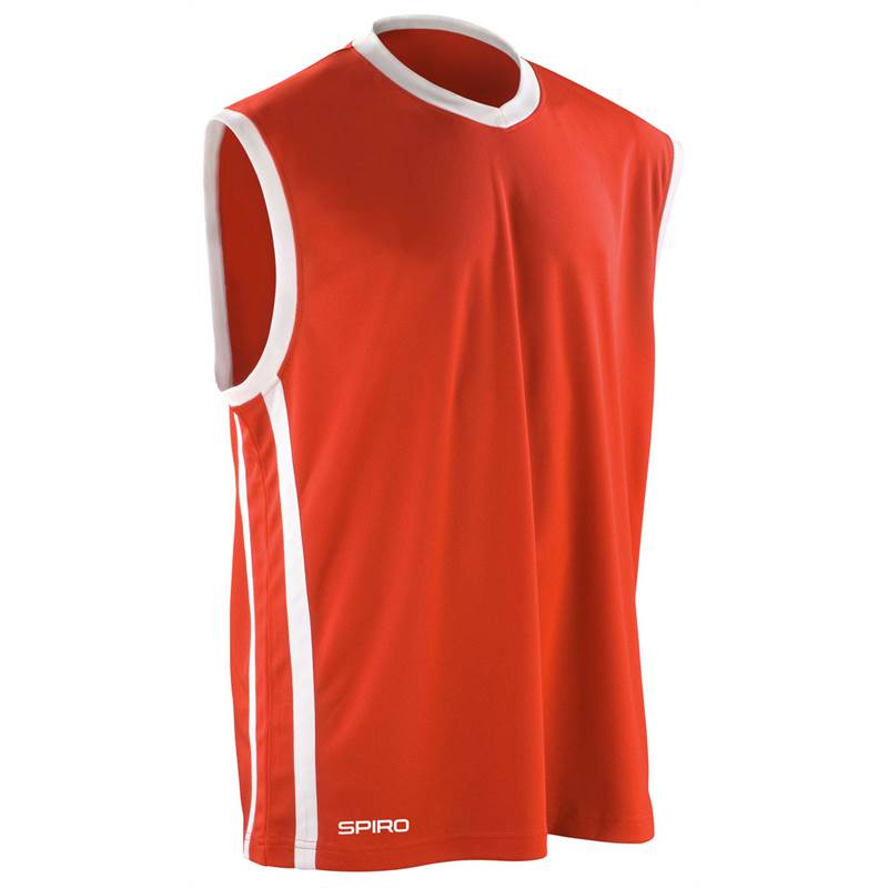 Spiro Mens Basketball Quick Dry Top S278M-4