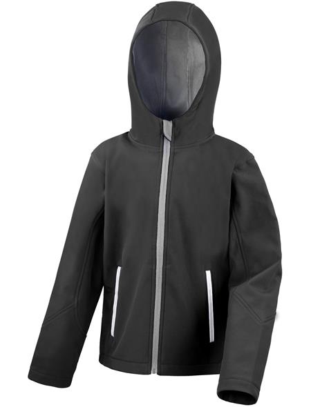Result Junior TX Performance Hooded Soft Shell Jacket R224J