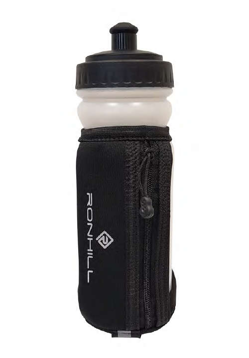 RonHill  Grip Bottle Clear/Black  600ml A12 