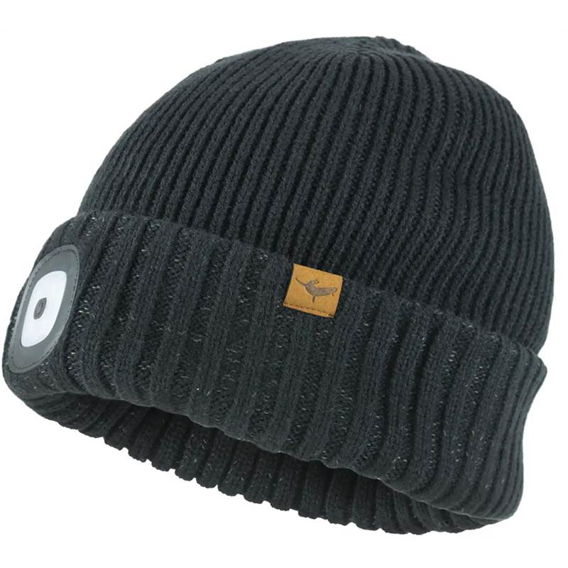 Sealskinz Waterproof Cold Weather LED Roll Cuff Beanie Hat-1