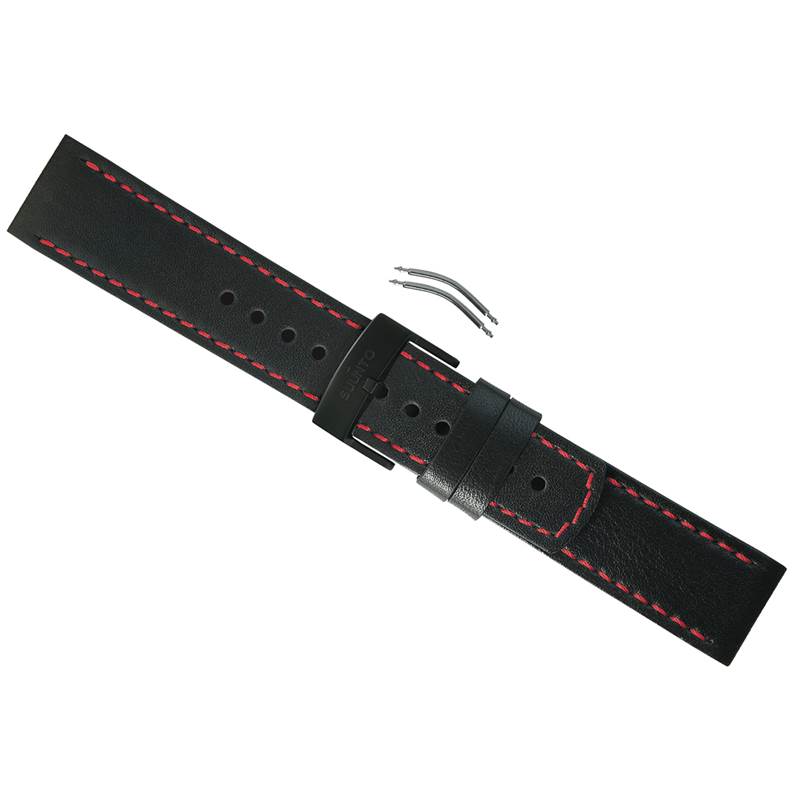 Suunto Elementum Terra Black/Red Leather Strap Kit-1