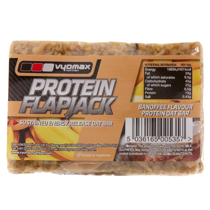 Vyomax Nutrition Protein Flapjacks 12x100g-3